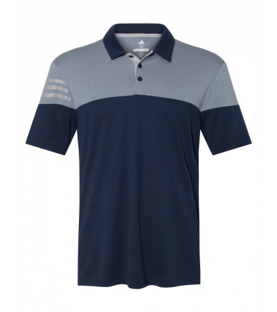 Heathered 3-Stripes Block Sport Shirt